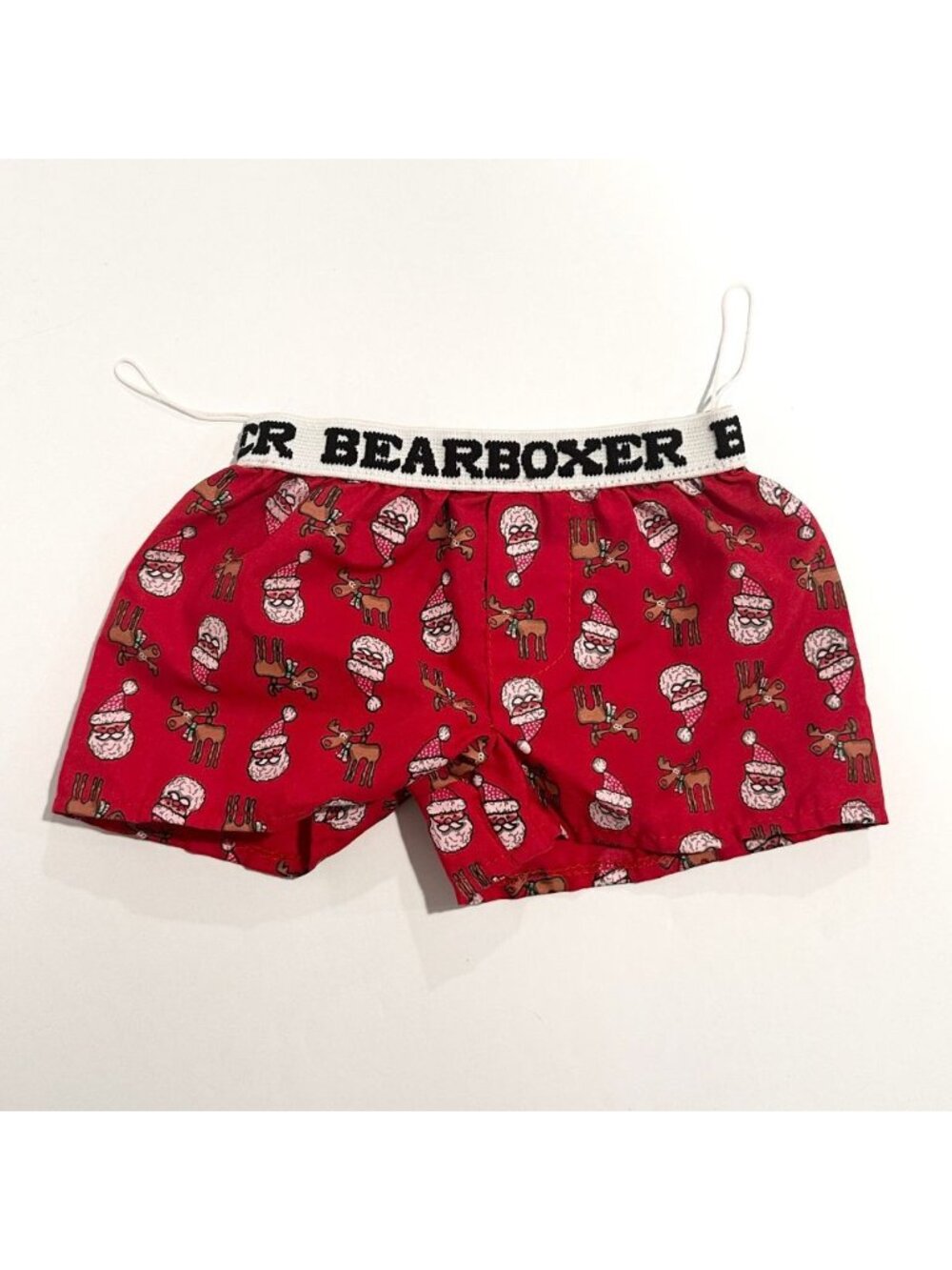 Build-A-Bear Workshop "Bear Boxer" Santa Rudolph Christmas Boxers
